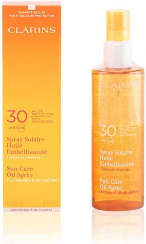 Clarins Sun Care Oil Spray High Protection for Beautiful Body and Hair UVA/UVB 3