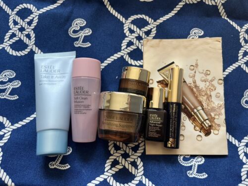 Brand New! Estée Lauder Deluxe 8 piece Skincare Travel Set New Free Shipping